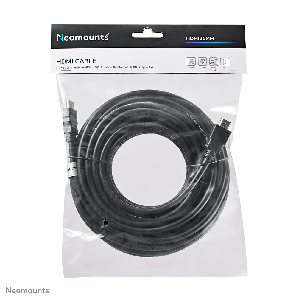 Neomounts HDMI35MM HDMI Kabel - 10 Meter